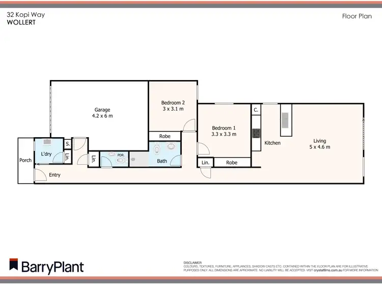 Floorplan of Homely house listing, 32 Kopi Way, Wollert VIC 3750