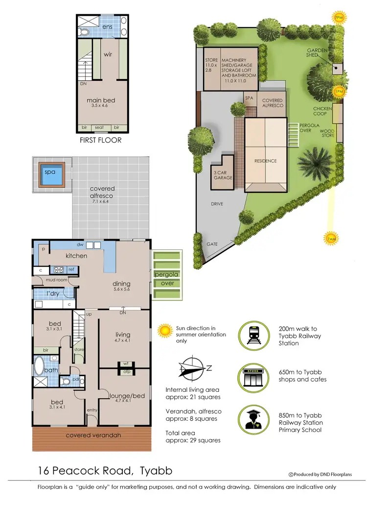 Floorplan of Homely house listing, 16 Peacock Road, Tyabb VIC 3913