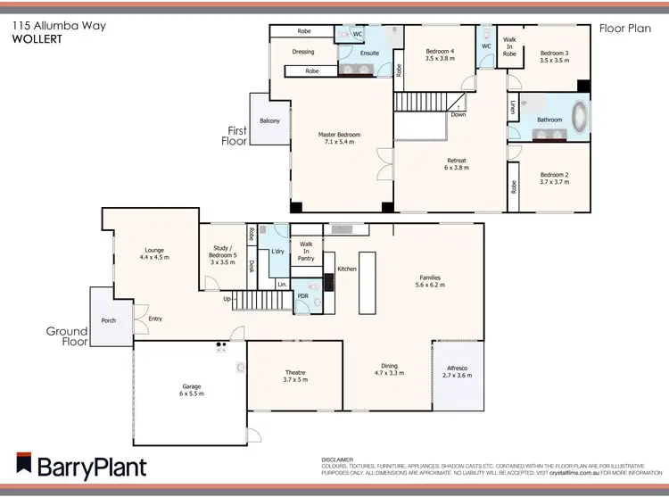 Floorplan of Homely house listing, 115 Allumba Way, Wollert VIC 3750