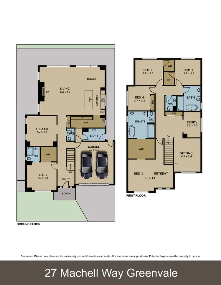 Floorplan of Homely house listing, 27 Machell Way, Greenvale VIC 3059