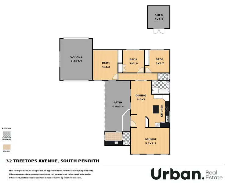 Floorplan of Homely house listing, 32 Treetops Avenue, South Penrith NSW 2750