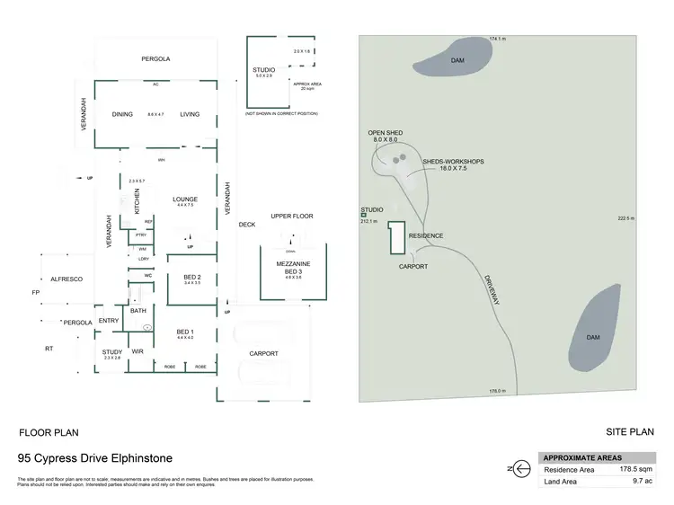 Floorplan of Homely house listing, 95 Cypress Drive, Elphinstone VIC 3448