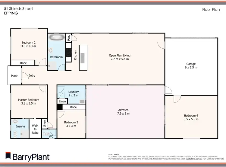 Floorplan of Homely house listing, 51 Shields Street, Epping VIC 3076