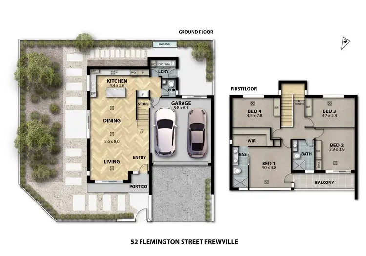 Floorplan of Homely house listing, 52 Flemington Street, Frewville SA 5063