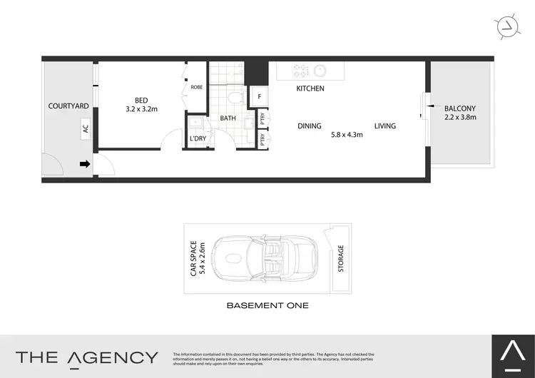 Floorplan of Homely apartment listing, 102/370 New Canterbury Road, Dulwich Hill NSW 2203