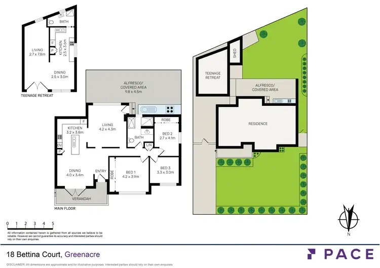 Floorplan of Homely house listing, 18 Bettina Court, Greenacre NSW 2190
