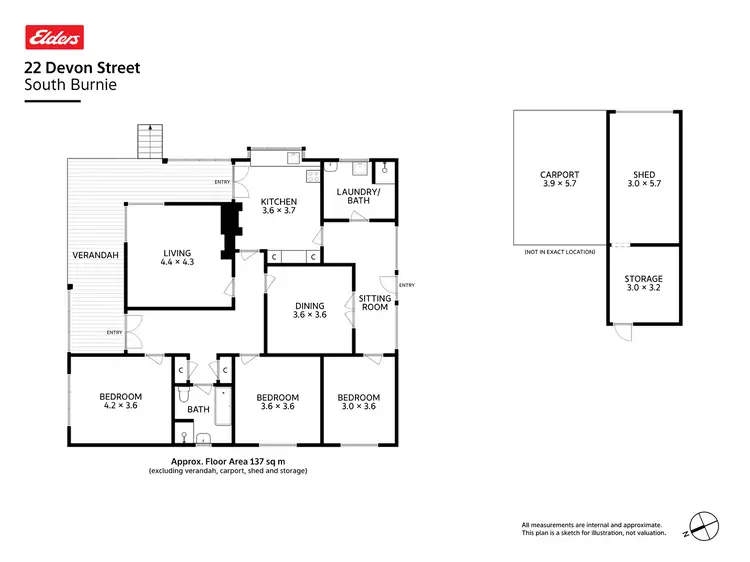 Floorplan of Homely house listing, 22 Devon Street, South Burnie TAS 7320