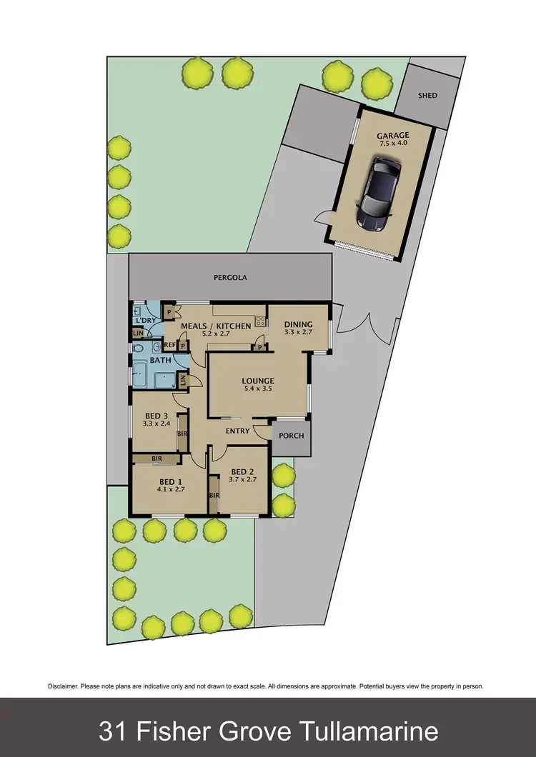 Floorplan of Homely house listing, 31 Fisher Grove, Tullamarine VIC 3043