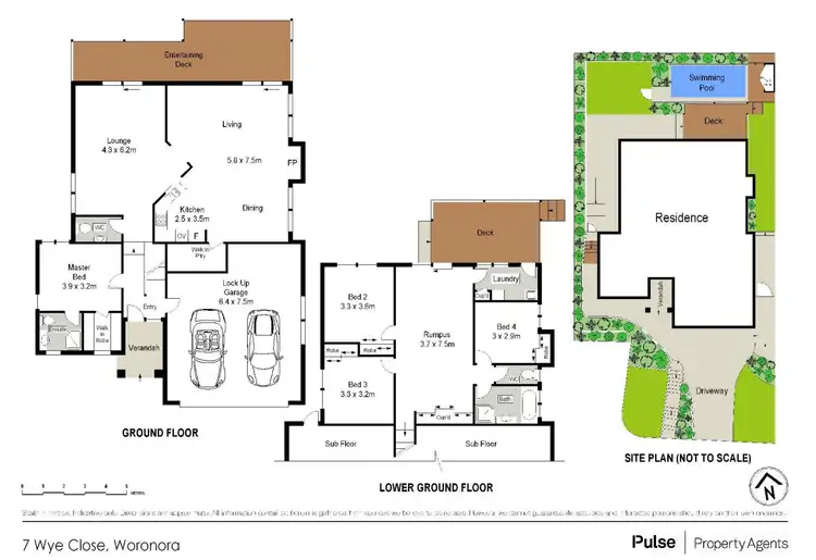 Floorplan of Homely house listing, 7 Wye Close, Woronora NSW 2232