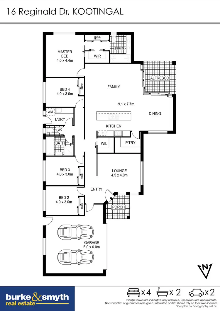 Floorplan of Homely house listing, 16 Reginald Drive, Kootingal NSW 2352