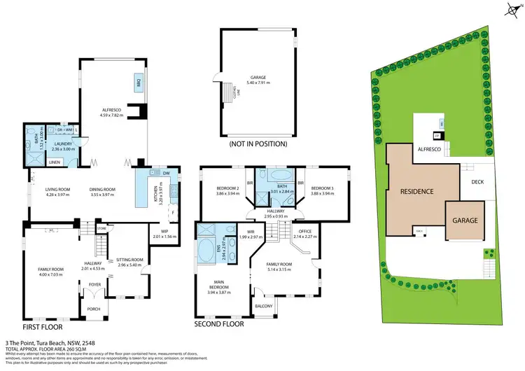Floorplan of Homely house listing, 3 The Point, Tura Beach NSW 2548