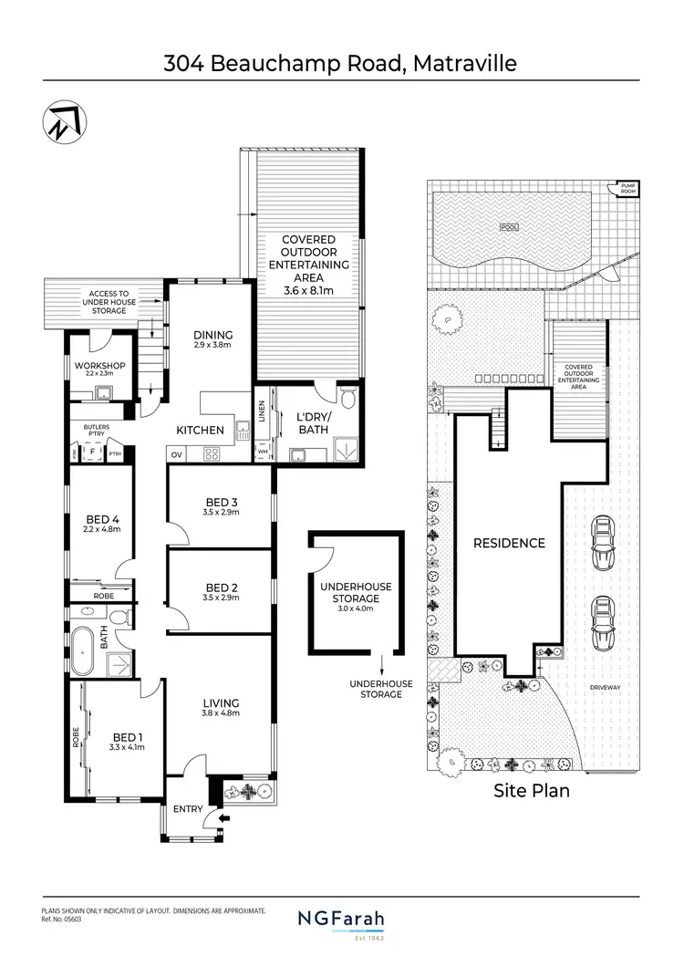 Floorplan of Homely house listing, 304 Beauchamp Road, Matraville NSW 2036