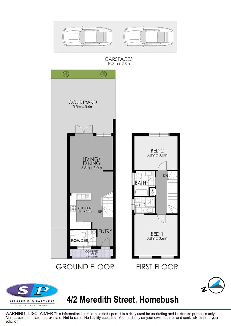 Floorplan of Homely townhouse listing, 4/2 Meredith Street, Homebush NSW 2140