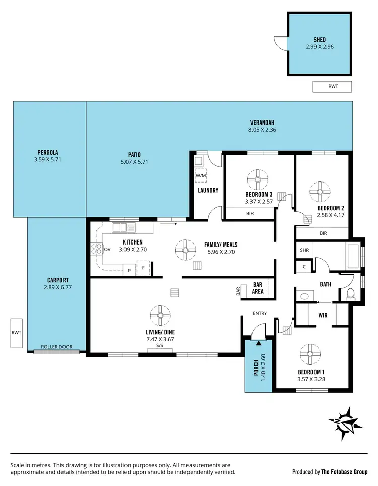 Floorplan of Homely house listing, 5 Olivier Terrace, Hallett Cove SA 5158