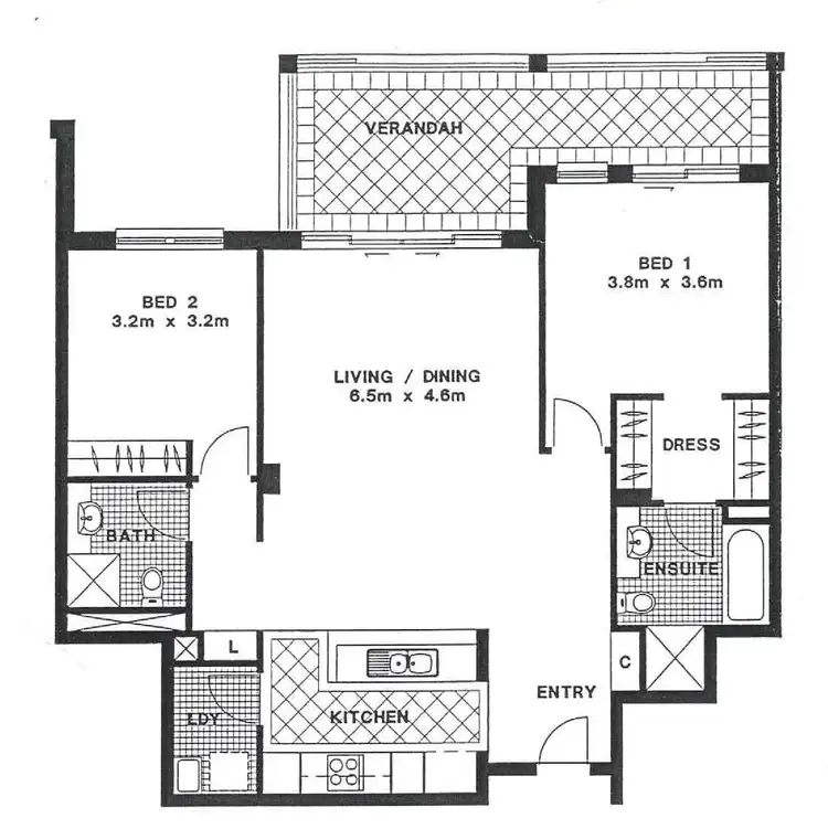 Floorplan of Homely apartment listing, 33/21 Tennyson Road, Breakfast Point NSW 2137