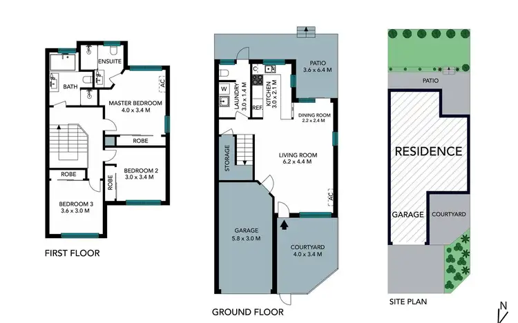 Floorplan of Homely townhouse listing, 16/17-21 Monterey Avenue, Banora Point NSW 2486