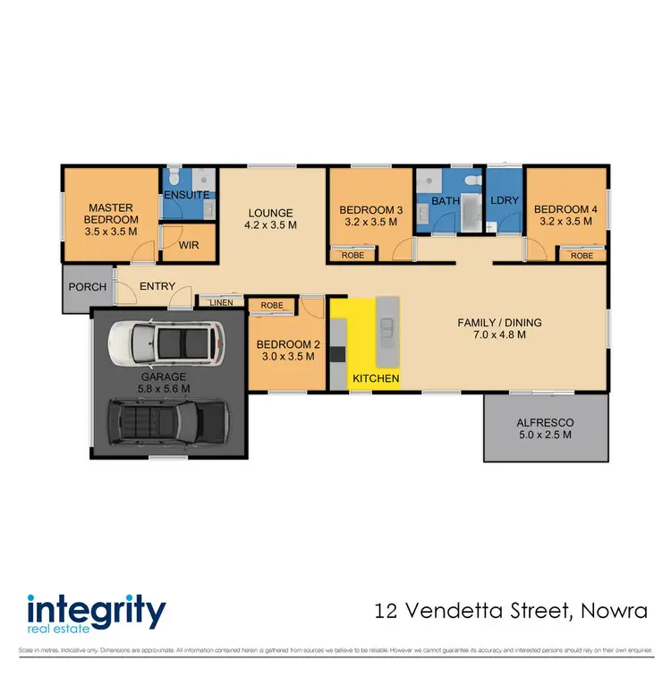 Floorplan of Homely house listing, 12 Vendetta Street, Nowra NSW 2541