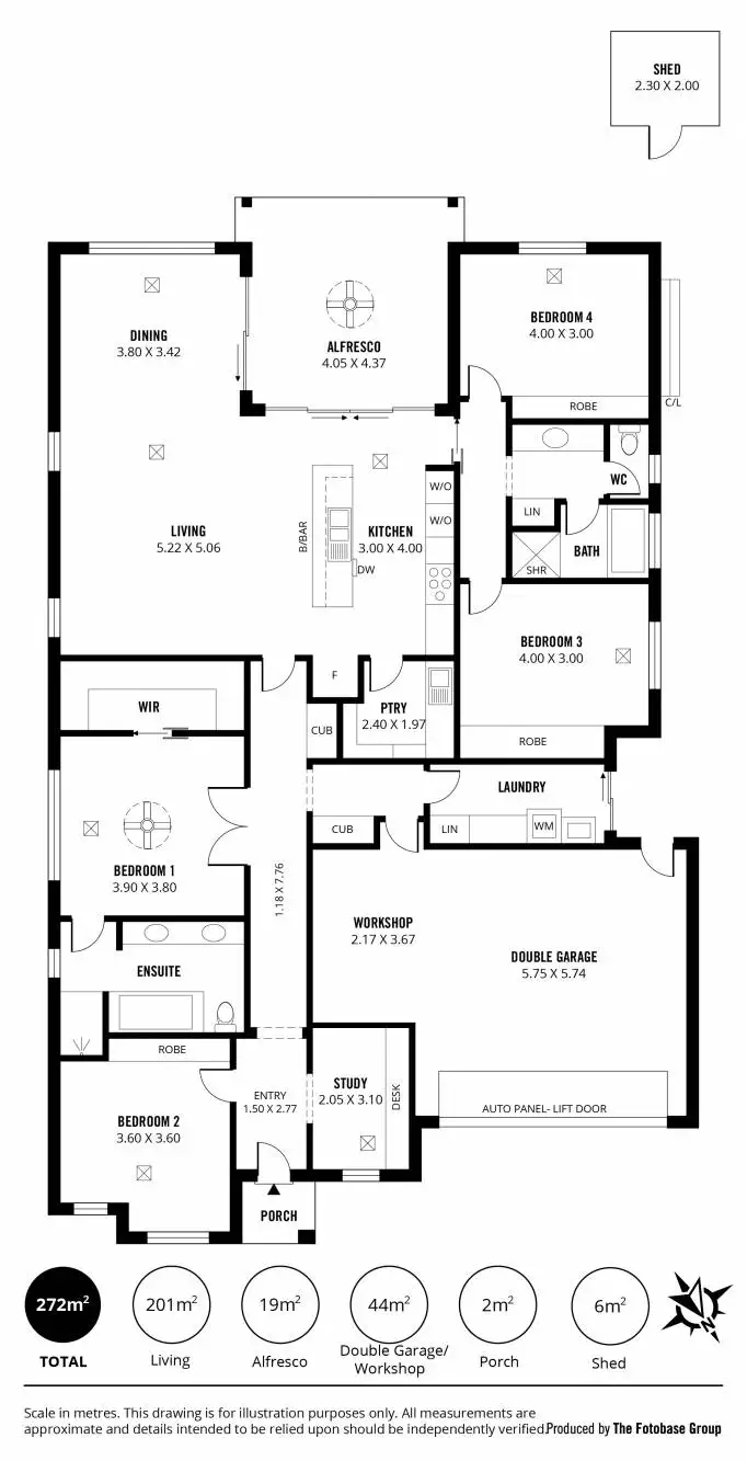 Floorplan of Homely house listing, 30 Vista Parade, Seaford Heights SA 5169