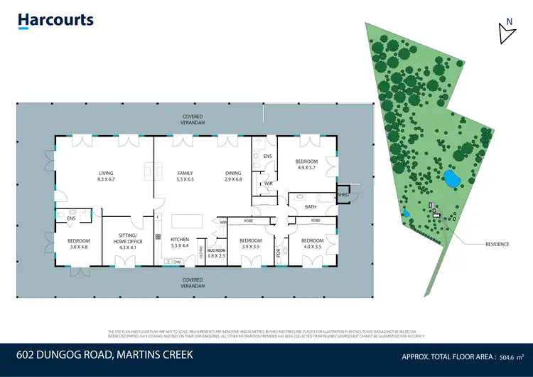 Floorplan of Homely rural property listing, 602 Dungog Road, Martins Creek NSW 2420