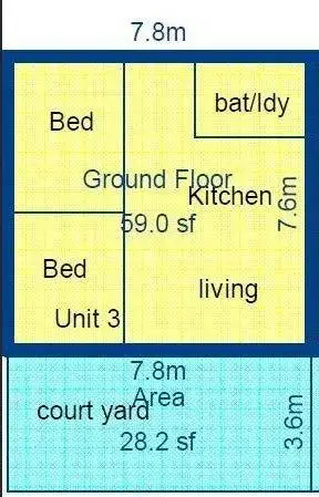 Floorplan of Homely apartment listing, 3/69 Ocean Parade, Coffs Harbour NSW 2450