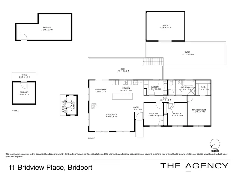 Floorplan of Homely house listing, 11 Bridview Place, Bridport TAS 7262