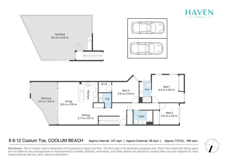 Floorplan of Homely unit listing, 8/8-12 Coolum Terrace, Coolum Beach QLD 4573