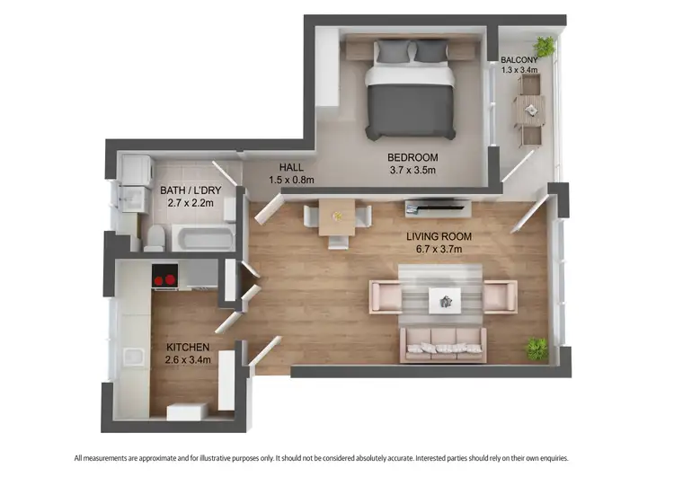 Floorplan of Homely apartment listing, 8/1 The Avenue, Prahran VIC 3181