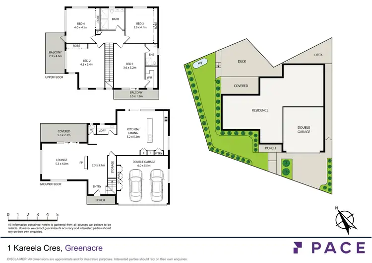 Floorplan of Homely house listing, 1 Kareela Crescent, Greenacre NSW 2190