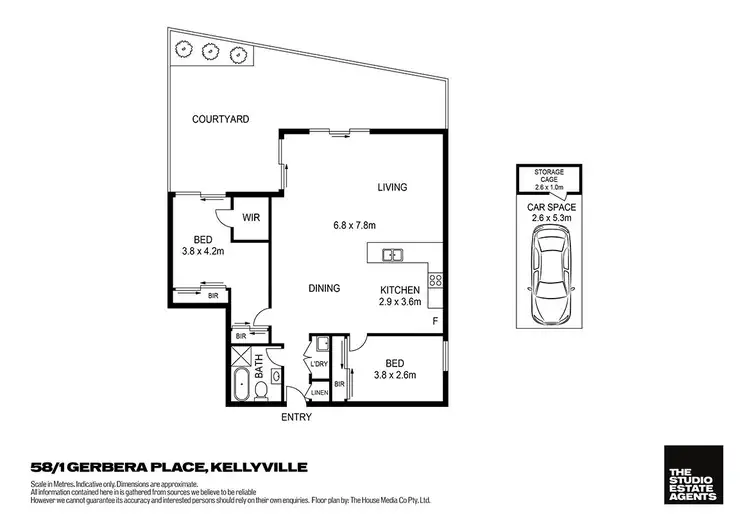 Floorplan of Homely unit listing, G58/1 Gerbera Place, Kellyville NSW 2155