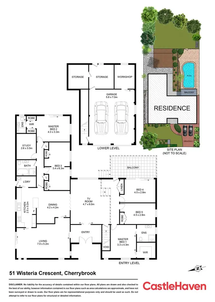 Floorplan of Homely house listing, 51 Wisteria Crescent, Cherrybrook NSW 2126