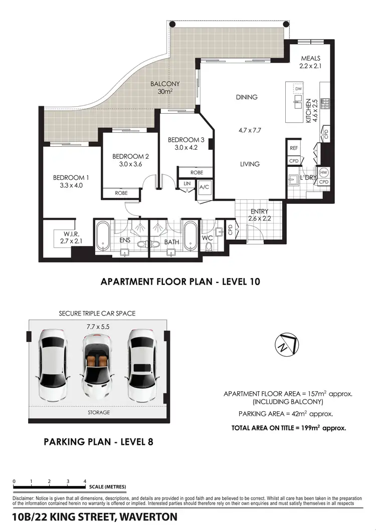 Floorplan of Homely apartment listing, 10B/22 King Street, Waverton NSW 2060