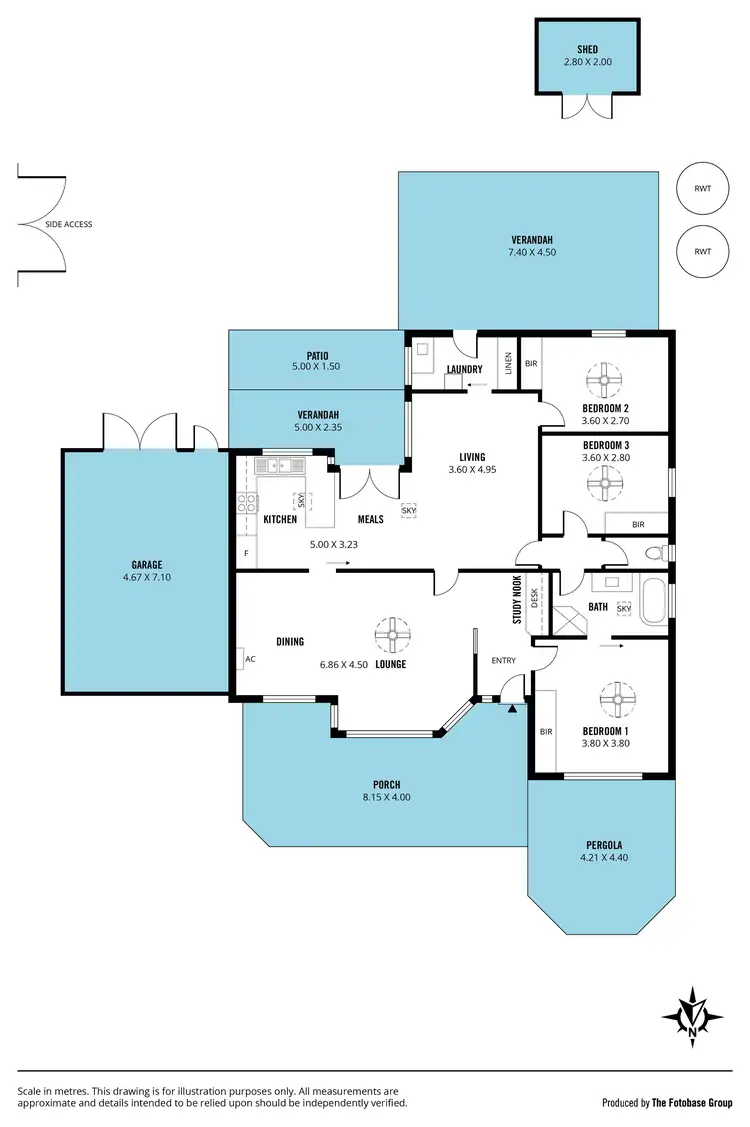 Floorplan of Homely house listing, 2 Snaefell Avenue, Happy Valley SA 5159