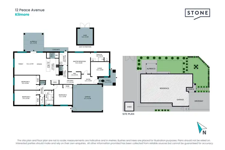 Floorplan of Homely house listing, 12 Peace Avenue, Kilmore VIC 3764