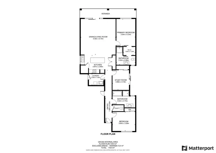 Floorplan of Homely house listing, 46 Troups Creek Promenade, Narre Warren VIC 3805