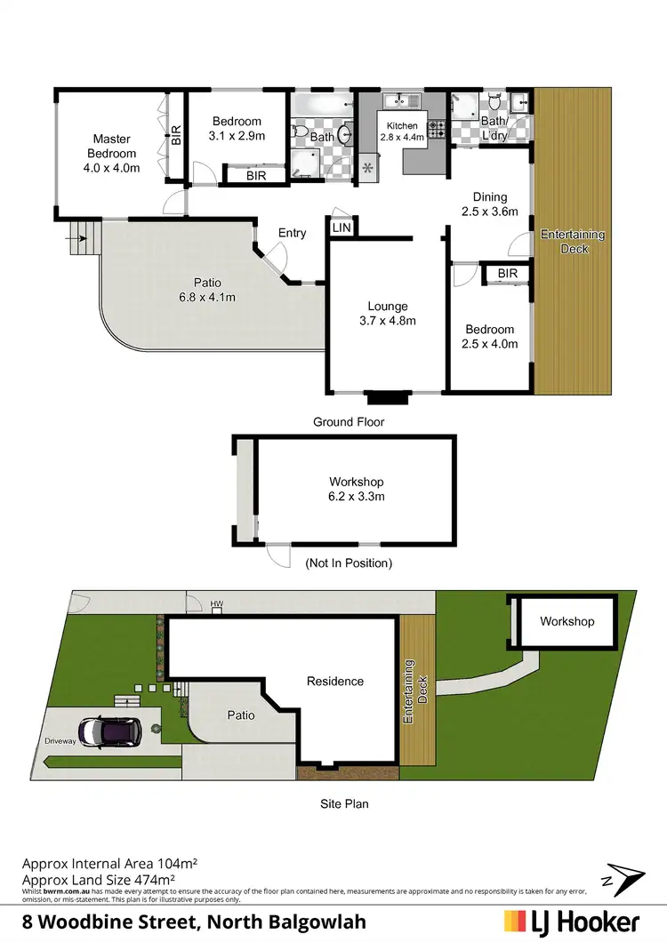 Floorplan of Homely house listing, 8 Woodbine Street, North Balgowlah NSW 2093