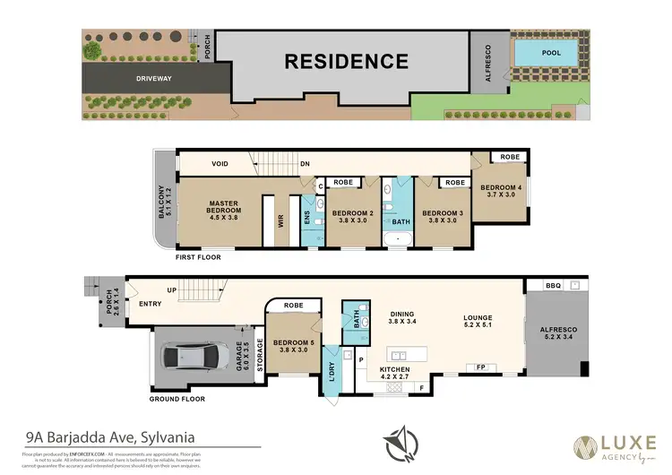 Floorplan of Homely house listing, 9a Barjadda Avenue, Sylvania NSW 2224