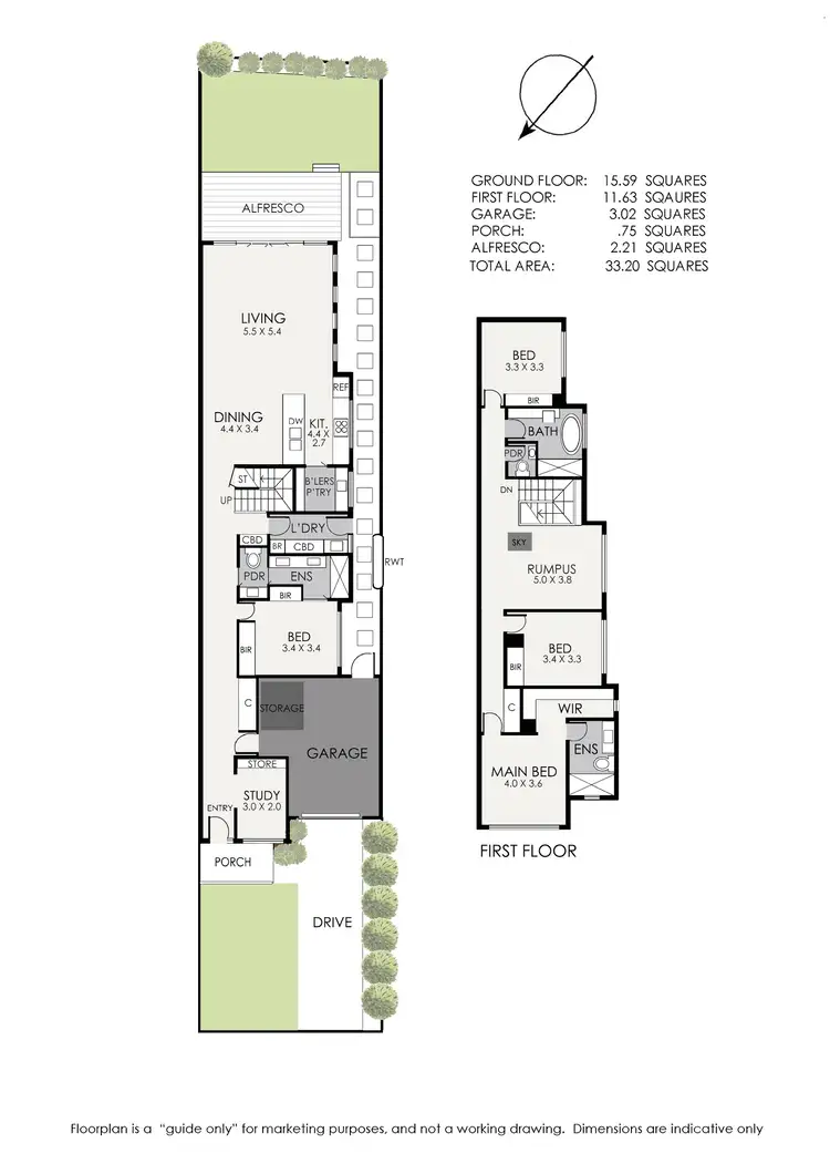 Floorplan of Homely townhouse listing, 10a Langrigg Avenue, Edithvale VIC 3196