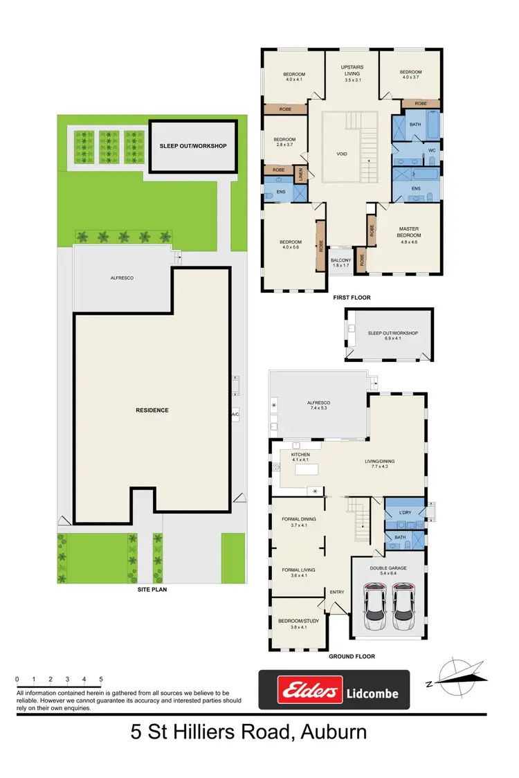 Floorplan of Homely house listing, 5 Saint Hilliers Road, Auburn NSW 2144