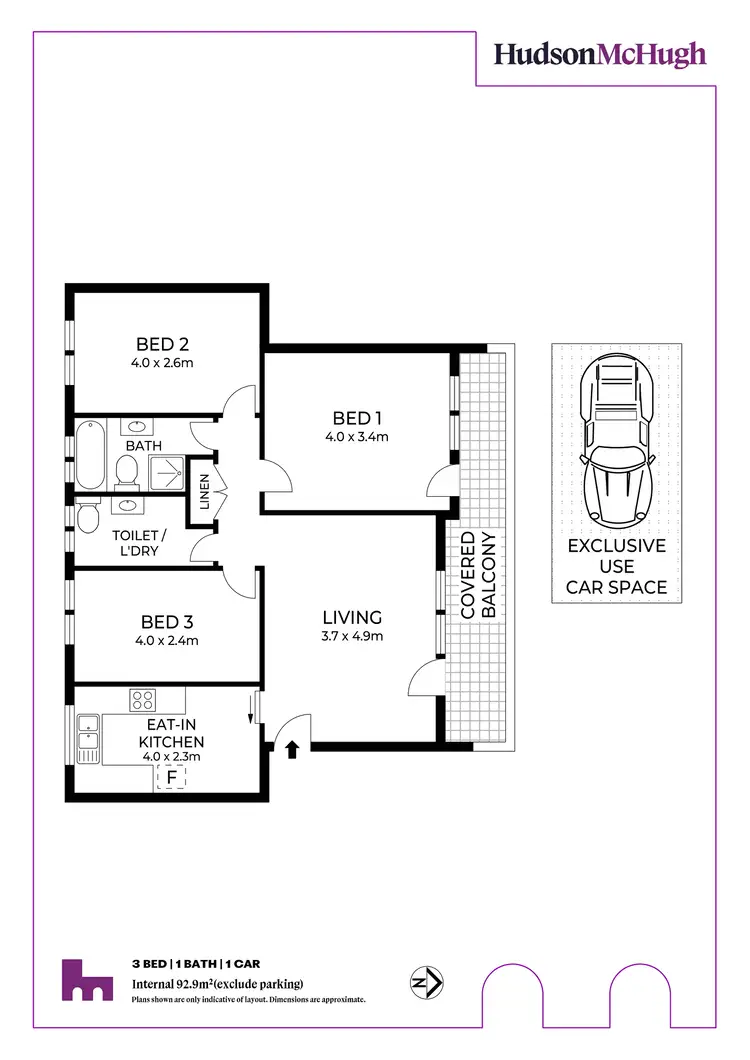 Floorplan of Homely unit listing, 4/73 Milton Street, Ashfield NSW 2131