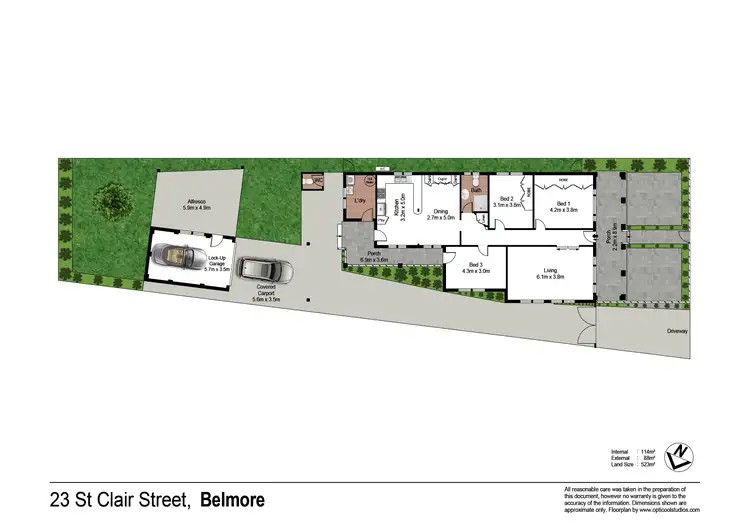 Floorplan of Homely house listing, 23 St Clair Street, Belmore NSW 2192
