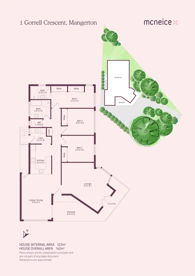 Floorplan of Homely house listing, 1 Gorrell Crescent, Mangerton NSW 2500
