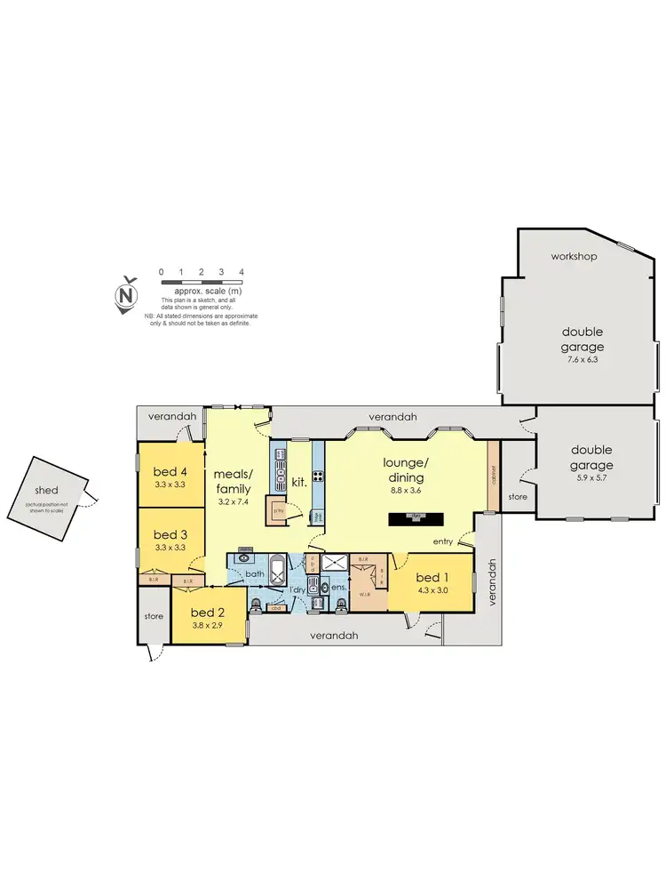 Floorplan of Homely house listing, 4 Elaine Court, Mooroolbark VIC 3138