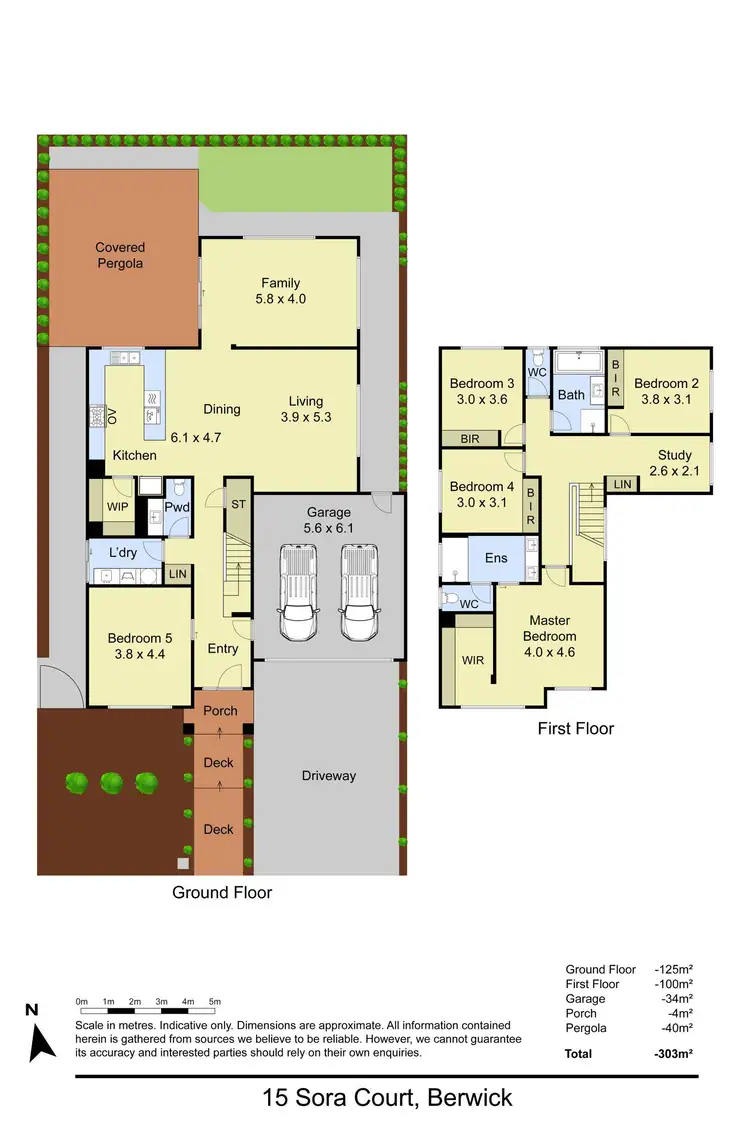 Floorplan of Homely house listing, 15 Sora Court, Berwick VIC 3806