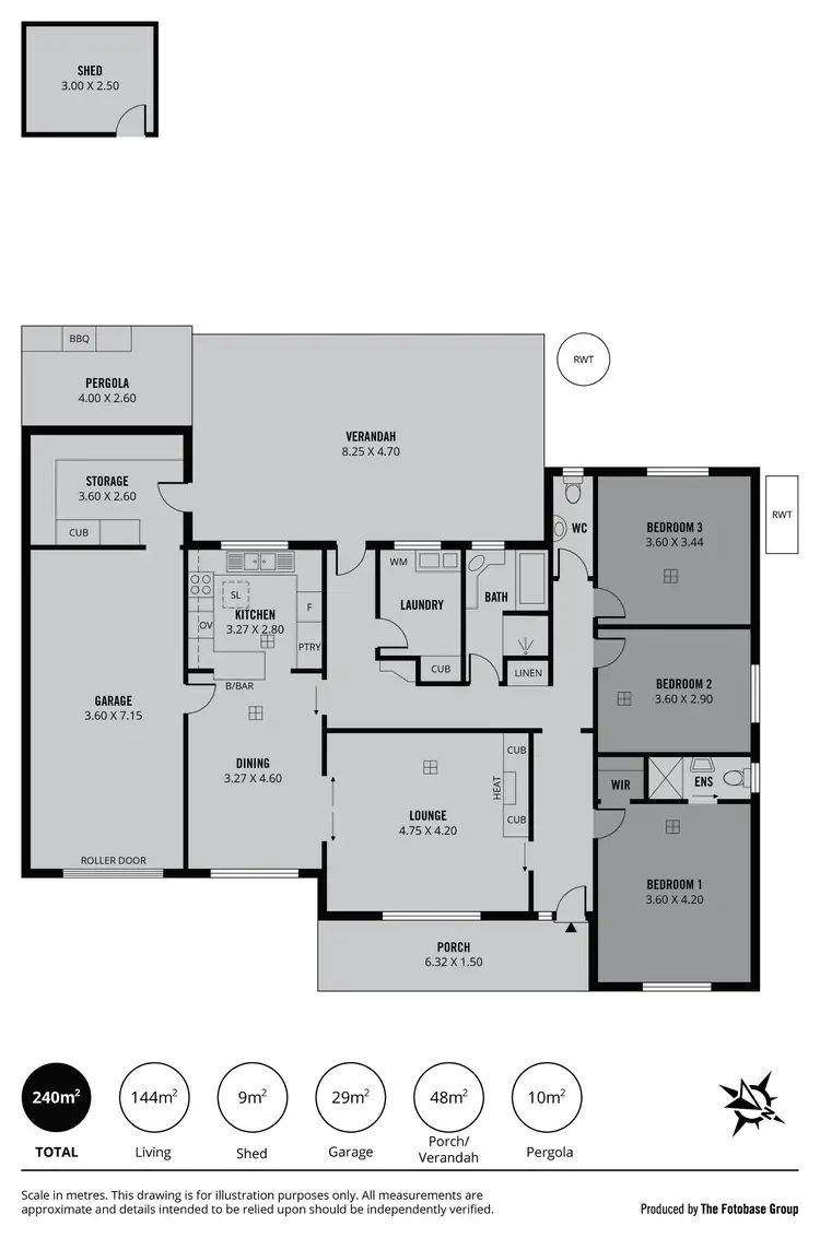 Floorplan of Homely house listing, 14 Tiranna Way, West Lakes SA 5021