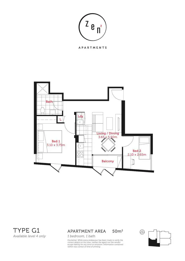 Floorplan of Homely apartment listing, 408/252 Flinders Street, Adelaide SA 5000