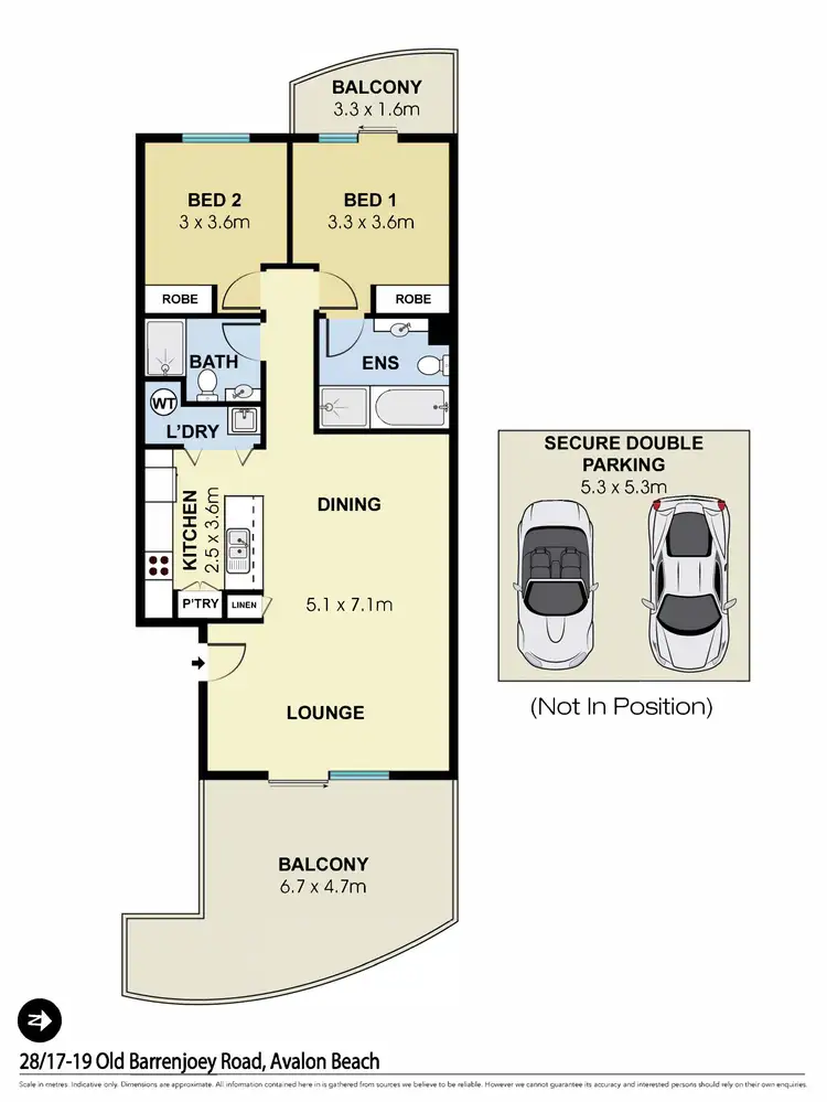 Floorplan of Homely apartment listing, 28/17-19 Old Barrenjoey Road, Avalon Beach NSW 2107