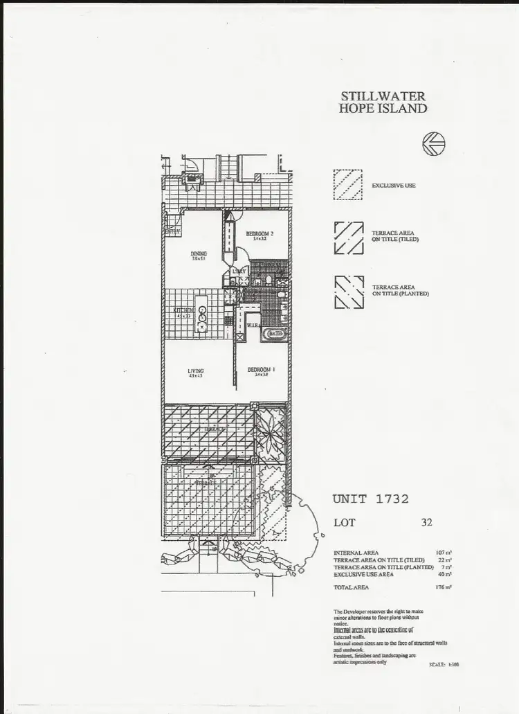 Floorplan of Homely unit listing, 1732/1 Rialto Quay Drive, Hope Island QLD 4212