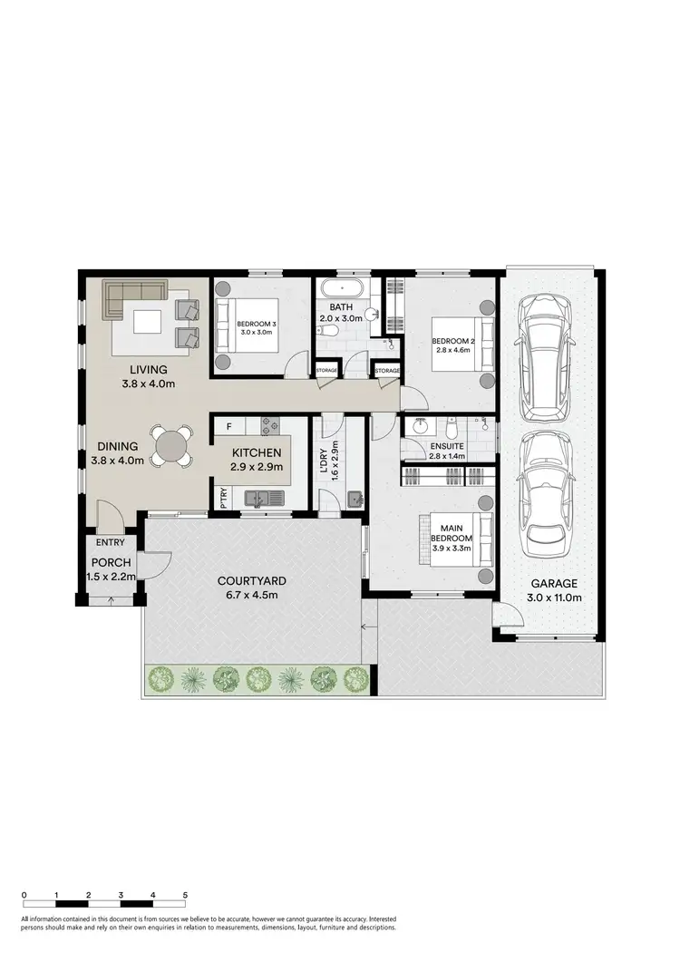 Floorplan of Homely villa listing, 2/8 Tuffy Avenue, Sans Souci NSW 2219