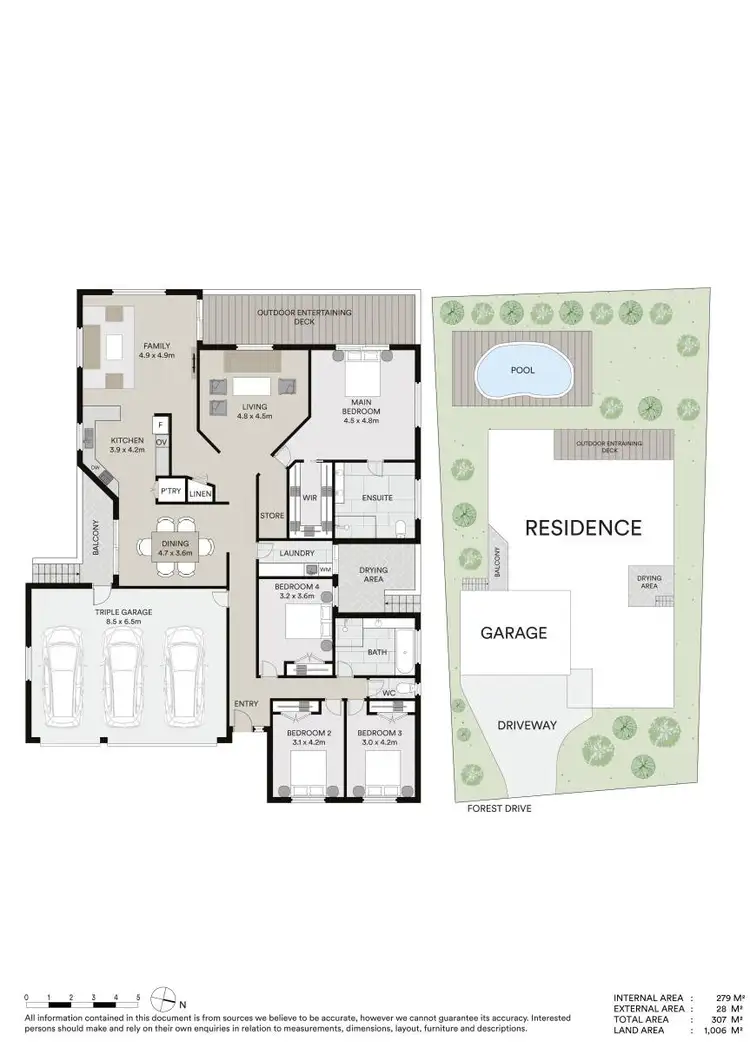 Floorplan of Homely house listing, 64 Forest Drive, Elanora QLD 4221