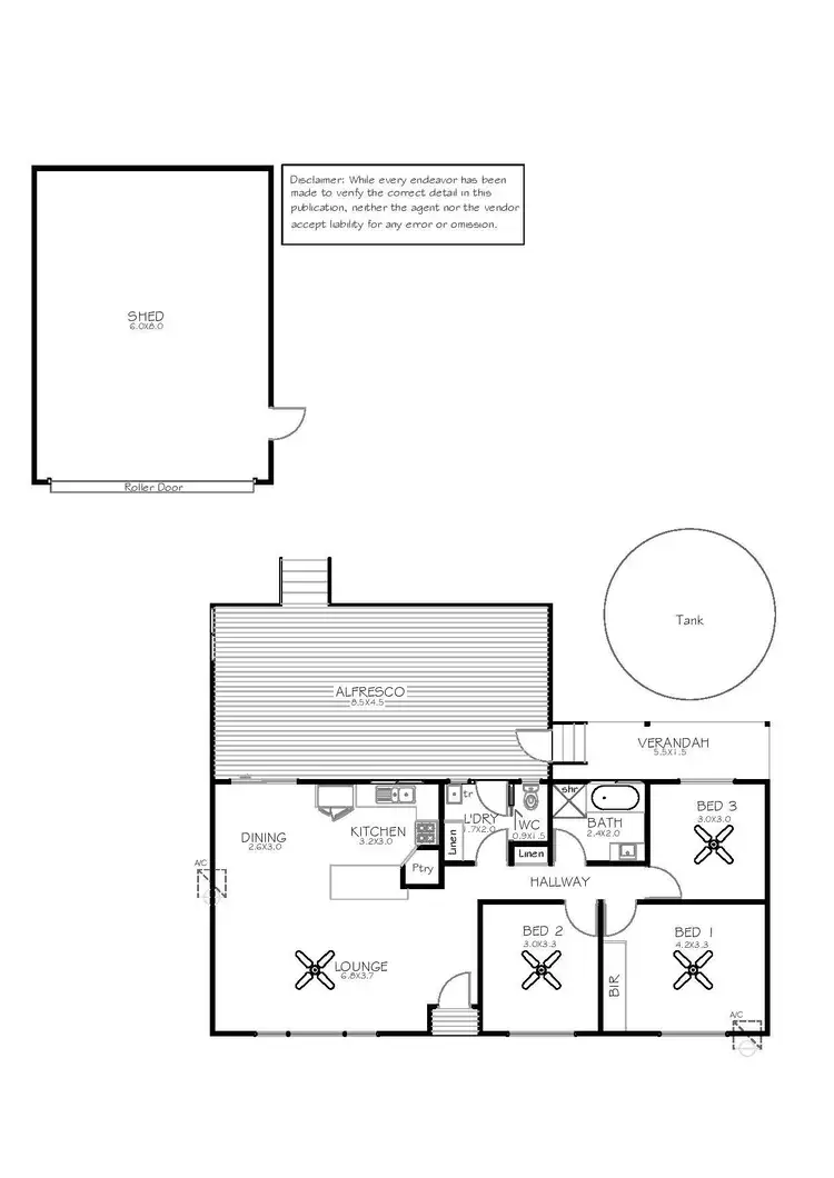 Floorplan of Homely house listing, 23 Telfer Street, Port Lincoln SA 5606